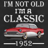 Personalize Birthday Year I'm not Old I'm a Classic Car Golf Towel