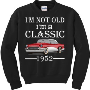 Personalize Birthday Year I'm not Old I'm a Classic Car Kids Sweatshirt