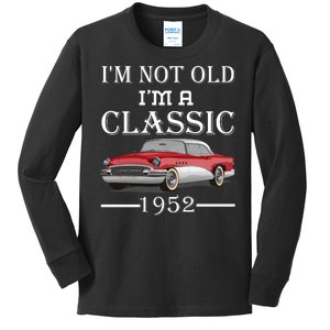 Personalize Birthday Year I'm not Old I'm a Classic Car Kids Long Sleeve Shirt