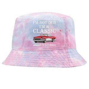 Personalize Birthday Year I'm not Old I'm a Classic Car Tie-Dyed Bucket Hat