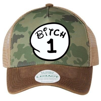 Personalize Bitch 1 2 3 4 5 Custom Number Legacy Tie Dye Trucker Hat