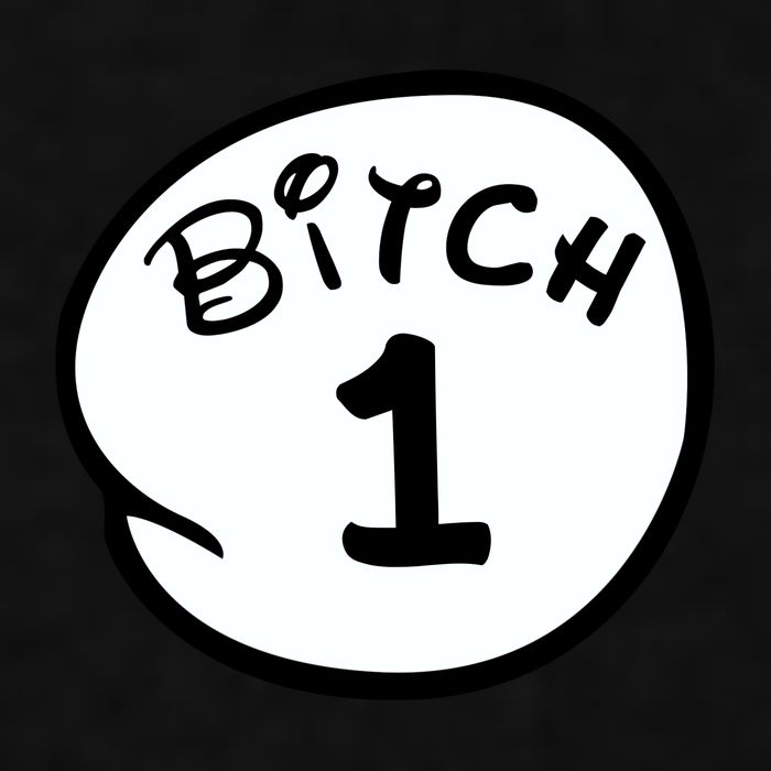 Personalize Bitch 1 2 3 4 5 Custom Number Ladies PosiCharge Tri-Blend Wicking Tank