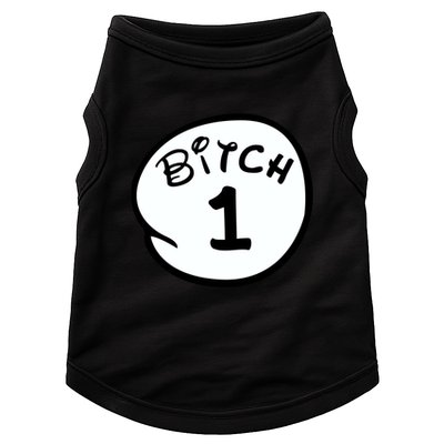 Personalize Bitch 1 2 3 4 5 Custom Number Doggie Tank