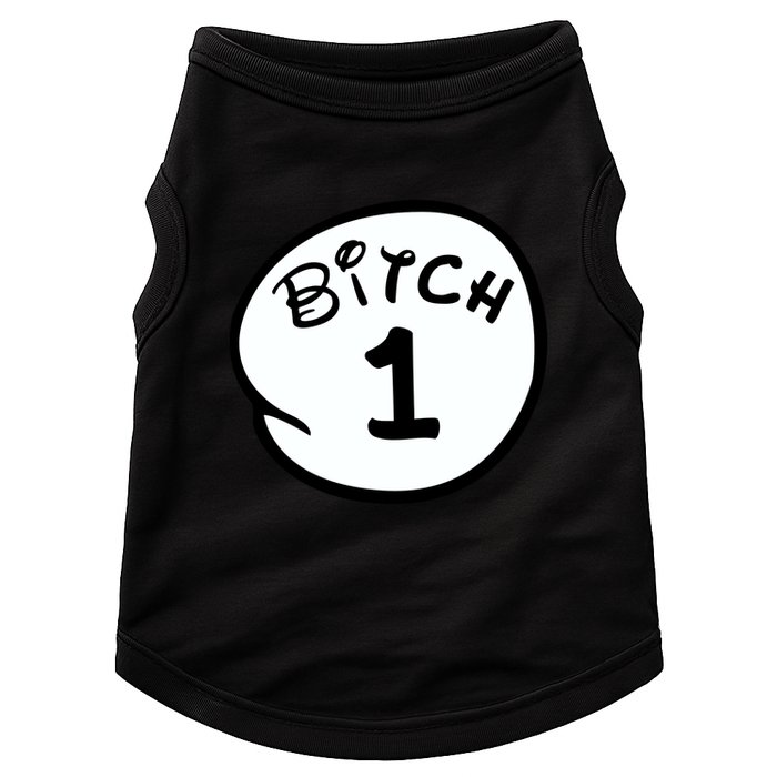 Personalize Bitch 1 2 3 4 5 Custom Number Doggie Tank