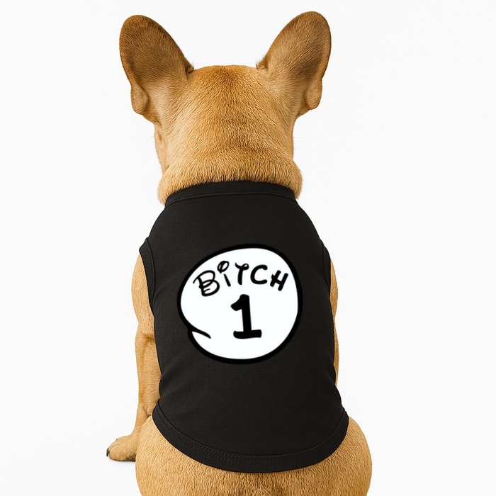 Personalize Bitch 1 2 3 4 5 Custom Number Doggie Tank