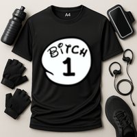 Personalize Bitch 1 2 3 4 5 Custom Number Cooling Performance Crew T-Shirt