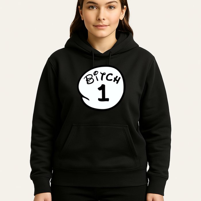 Personalize Bitch 1 2 3 4 5 Custom Number Hoodie