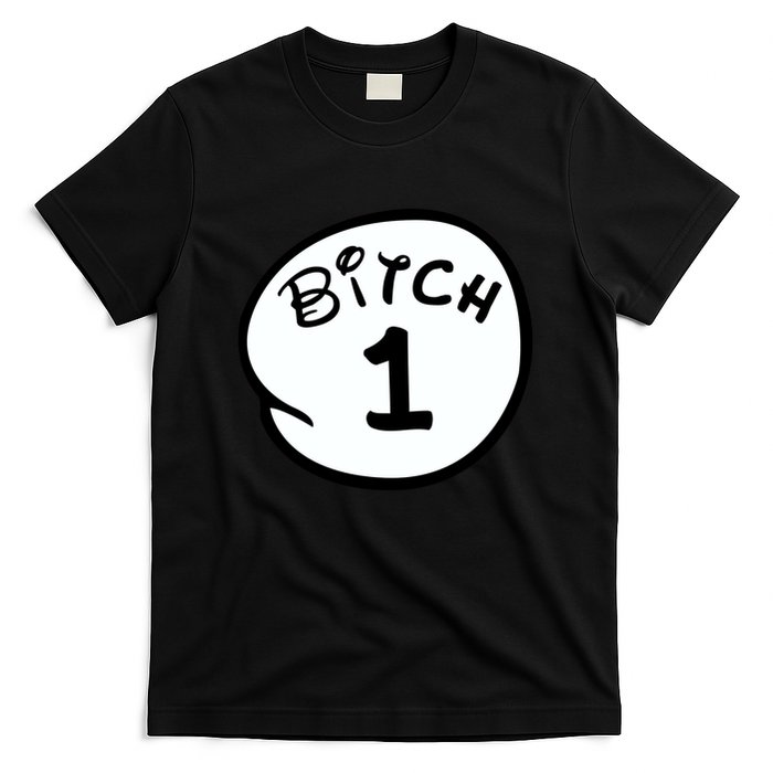 Personalize Bitch 1 2 3 4 5 Custom Number T-Shirt