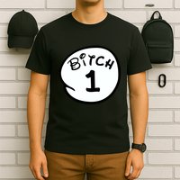 Personalize Bitch 1 2 3 4 5 Custom Number T-Shirt