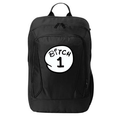 Personalize Bitch 1 2 3 4 5 Custom Number City Backpack