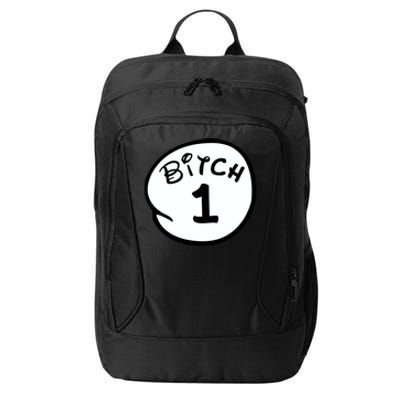 Personalize Bitch 1 2 3 4 5 Custom Number City Backpack