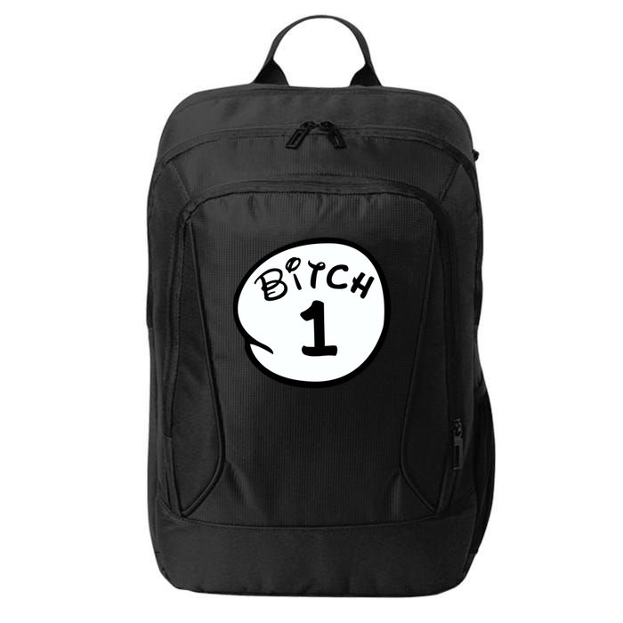 Personalize Bitch 1 2 3 4 5 Custom Number City Backpack