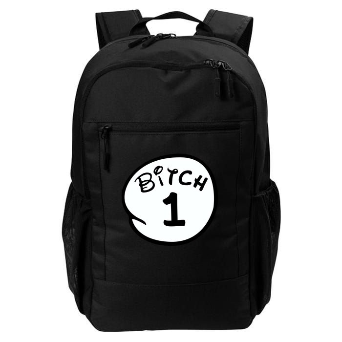 Personalize Bitch 1 2 3 4 5 Custom Number Daily Commute Backpack