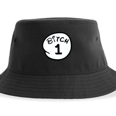 Personalize Bitch 1 2 3 4 5 Custom Number Sustainable Bucket Hat