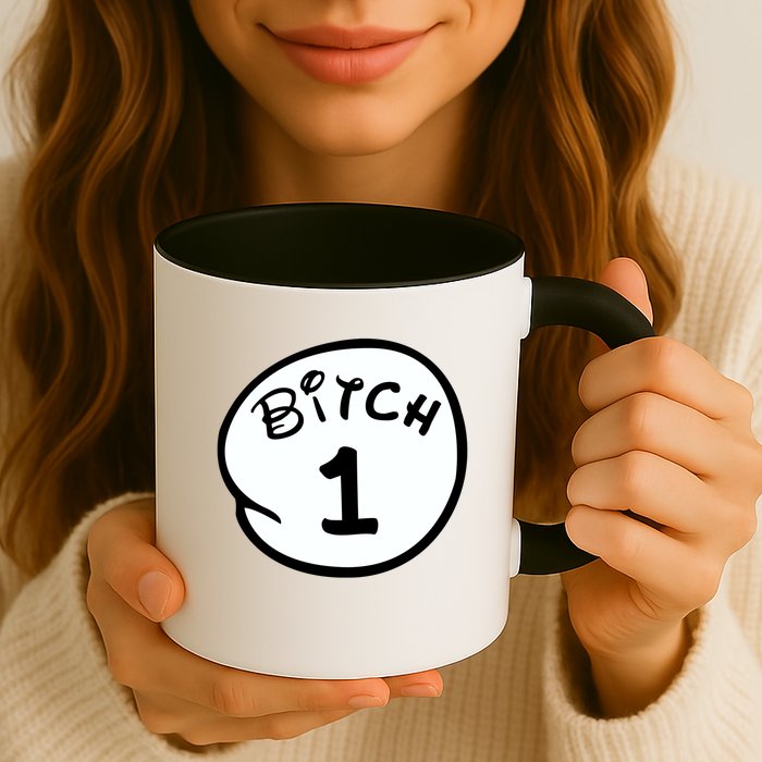 Personalize Bitch 1 2 3 4 5 Custom Number Mug