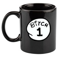 Personalize Bitch 1 2 3 4 5 Custom Number 11oz C Handle Ceramic Mug