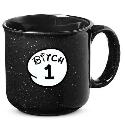 Personalize Bitch 1 2 3 4 5 Custom Number 15oz Campfire Ceramic Mug