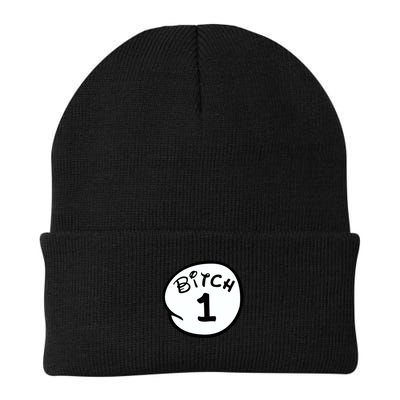 Personalize Bitch 1 2 3 4 5 Custom Number Beanie