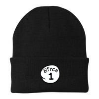 Personalize Bitch 1 2 3 4 5 Custom Number Beanie