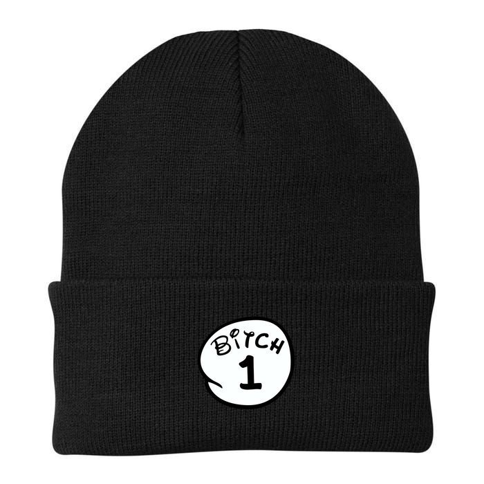 Personalize Bitch 1 2 3 4 5 Custom Number Beanie