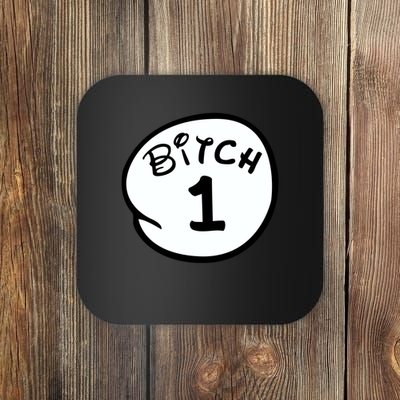 Personalize Bitch 1 2 3 4 5 Custom Number Coaster