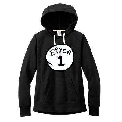 Personalize Bitch 1 2 3 4 5 Custom Number Women's Fleece Hoodie