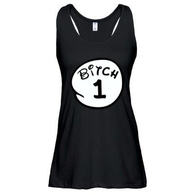 Personalize Bitch 1 2 3 4 5 Custom Number Ladies Essential Flowy Tank