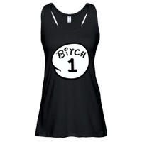 Personalize Bitch 1 2 3 4 5 Custom Number Ladies Essential Flowy Tank