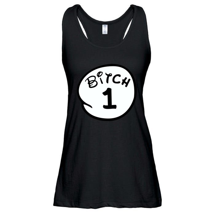 Personalize Bitch 1 2 3 4 5 Custom Number Ladies Essential Flowy Tank