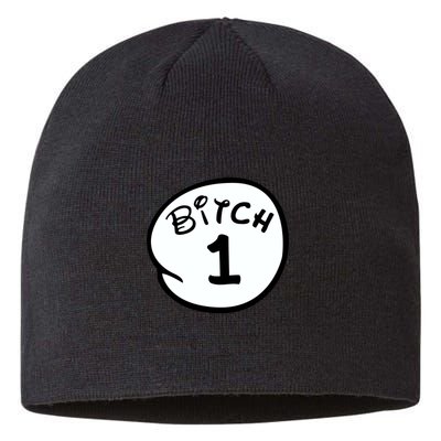 Personalize Bitch 1 2 3 4 5 Custom Number Sustainable Beanie