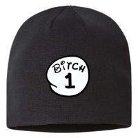 Personalize Bitch 1 2 3 4 5 Custom Number Sustainable Beanie