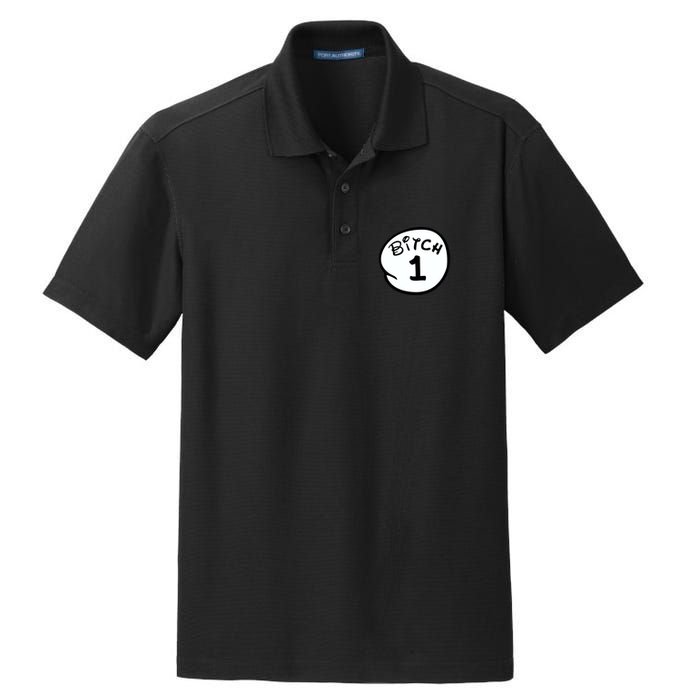 Personalize Bitch 1 2 3 4 5 Custom Number Dry Zone Grid Polo