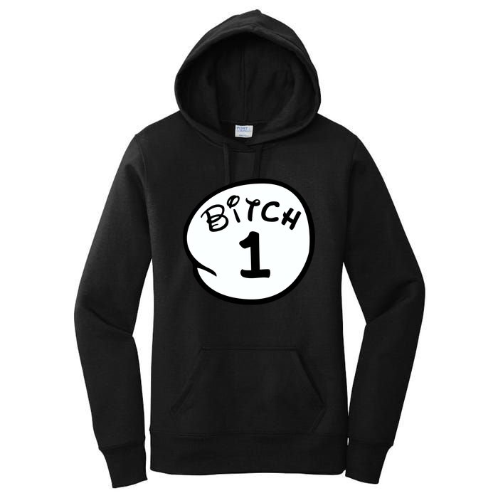 Personalize Bitch 1 2 3 4 5 Custom Number Women's Pullover Hoodie