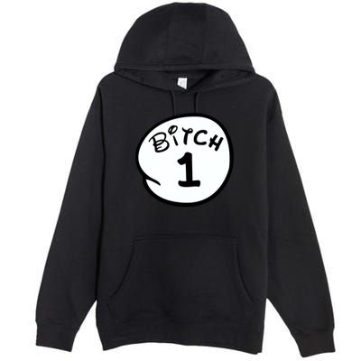 Personalize Bitch 1 2 3 4 5 Custom Number Premium Pullover Hoodie