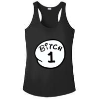 Personalize Bitch 1 2 3 4 5 Custom Number Ladies PosiCharge Competitor Racerback Tank