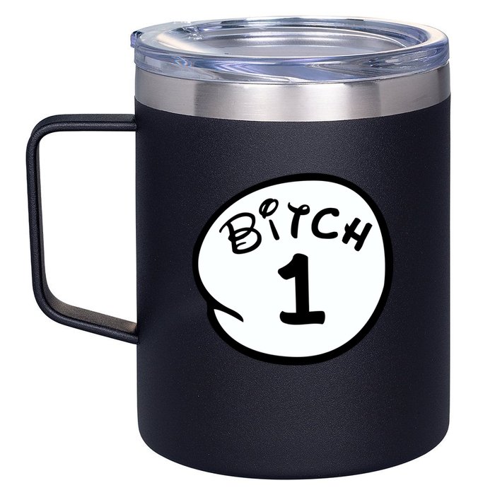 Personalize Bitch 1 2 3 4 5 Custom Number 12oz Stainless Steel Coffee Mug
