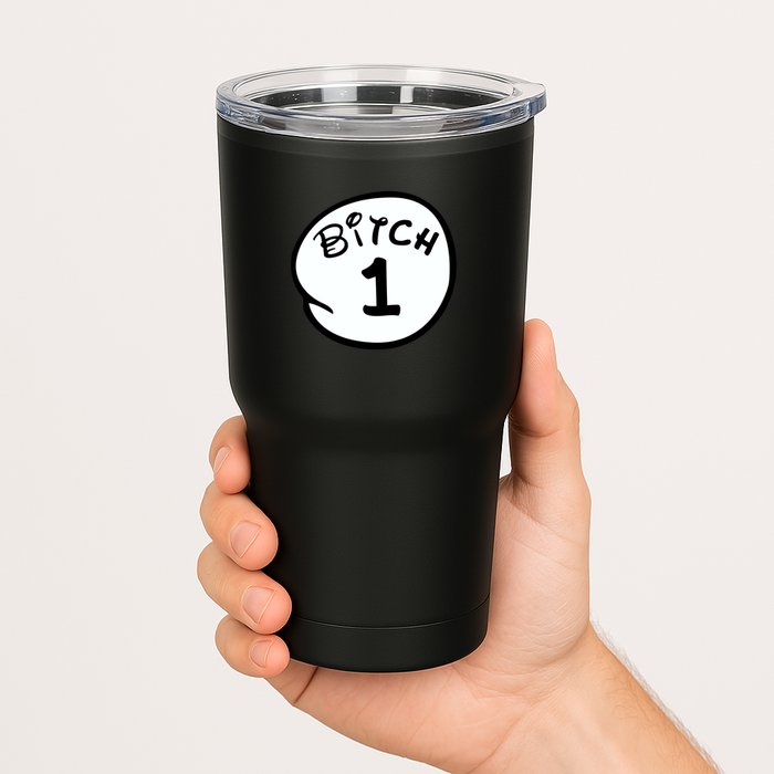 Personalize Bitch 1 2 3 4 5 Custom Number Tumbler
