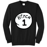 Personalize Bitch 1 2 3 4 5 Custom Number Tall Sweatshirt