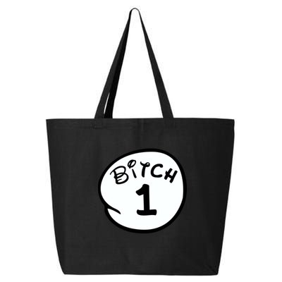 Personalize Bitch 1 2 3 4 5 Custom Number 25L Jumbo Tote