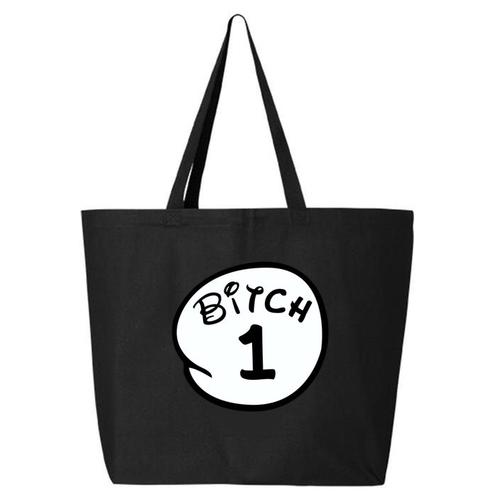 Personalize Bitch 1 2 3 4 5 Custom Number 25L Jumbo Tote