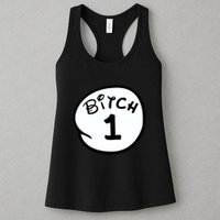 Personalize Bitch 1 2 3 4 5 Custom Number Womens Tank Top