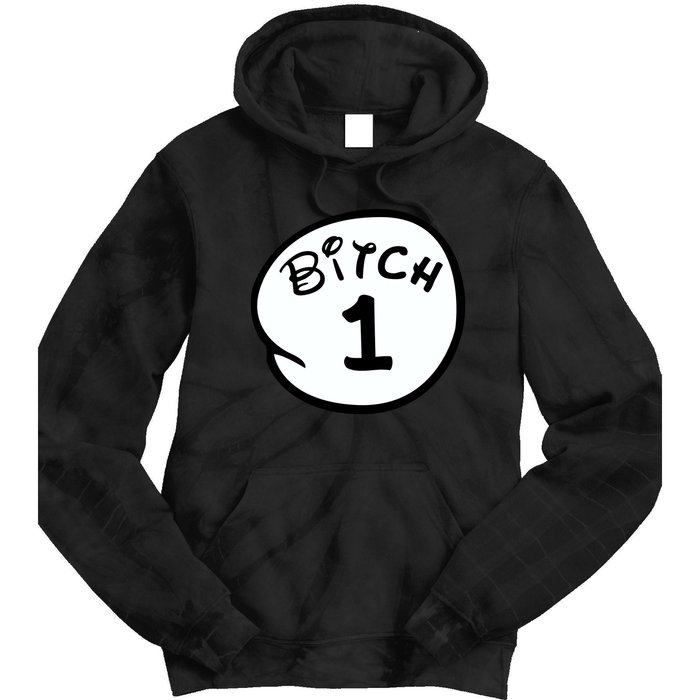 Personalize Bitch 1 2 3 4 5 Custom Number Tie Dye Hoodie