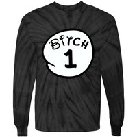 Personalize Bitch 1 2 3 4 5 Custom Number Tie-Dye Long Sleeve Shirt