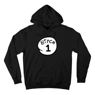 Personalize Bitch 1 2 3 4 5 Custom Number Tall Hoodie