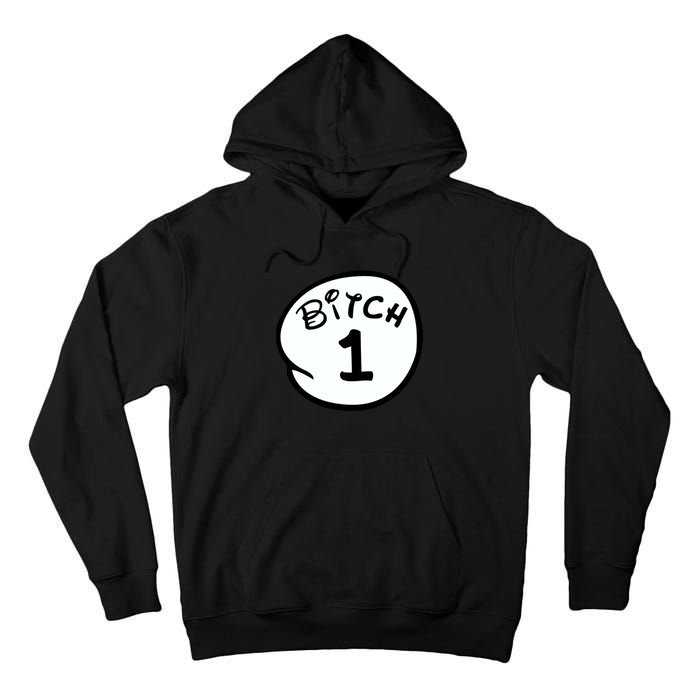 Personalize Bitch 1 2 3 4 5 Custom Number Tall Hoodie
