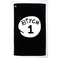 Personalize Bitch 1 2 3 4 5 Custom Number Golf Towel