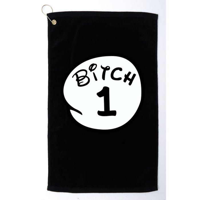 Personalize Bitch 1 2 3 4 5 Custom Number Golf Towel