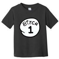 Personalize Bitch 1 2 3 4 5 Custom Number Toddler T-Shirt