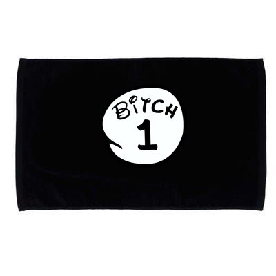 Personalize Bitch 1 2 3 4 5 Custom Number Microfiber Hand Towel