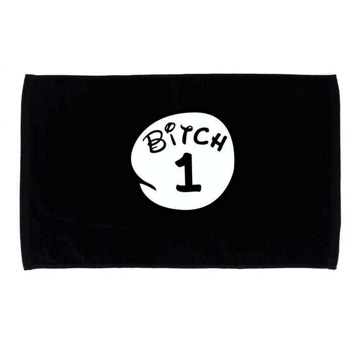 Personalize Bitch 1 2 3 4 5 Custom Number Microfiber Hand Towel